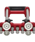 Front view of a Pro Grade 2 Station Metal Bender for bends up to 150 mm, with adjustable roller spacing 0.5 to 1 mm.