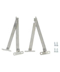 Rock Solid Stainless Steel Cabinet Door Lift Support Hinges with screws for cupboard and tatami panels left and right mounting 2 pack