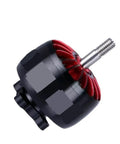 2814 Brushless Motor 880KV 1100KV For FPV Drone Racing RC Aircraft, close-up, black metal casing with red components