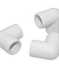 One Half Inch PVC Elbow Fitting 90 Degree Furniture Grade Two Way Right Angle Side Outlet For DIY Furniture Greenhouse Shed And Tent Connections PVC Corner Fittings Pack Of Eight