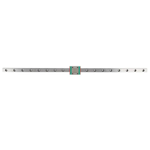 Compact 12mm Wide Linear Rail Guide With Four Point Contact Block Precision Linear Motion System With Lubrication, 450mm Length