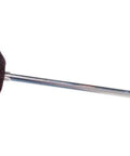 Silent Strike Bass Drum Beater For Electronic Drums, Tennis Ball Style Beater That Reduces Pad Wear, Black And Silver Finish