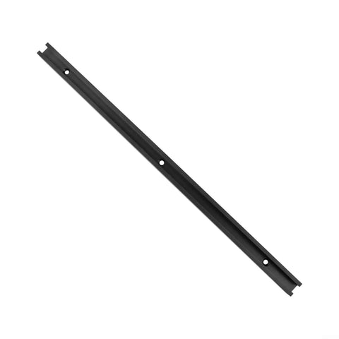 Beefy Pro Grade Aluminum T Track For Woodworking With T Slot Miter Jig, Table Saw And Router Bench Accessory, black finish