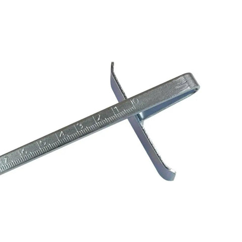 Circular Saw Rip Fence Guide Strip With Precision Markings For Dead Straight Cuts An Absolute Game Changer For Woodworkers, 200mm steel rail with measurement markings.
