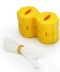 Magnetic Fuel Saver Kit For Cars, 3-Piece XP-2 Universal Emission Reducer Device with yellow magnets and white zip ties