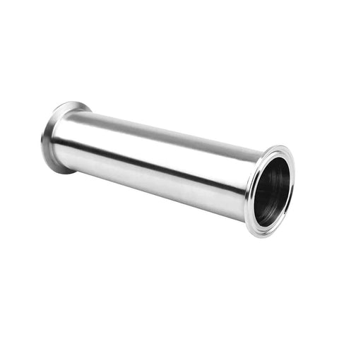 Beduan stainless steel 8in sanitary tri-clamp tube with 2in ferrule flange, seamless round tubing