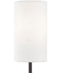Olivia Wall Sconce In Aged Brass Finish, 4.75 Inch Wide By 18.75 Inch High, minimalist cylindrical white shade light fixture