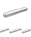 Donner Chrome Toilet Paper Holder Roller Sleek Modern Bathroom Accessory With No Fuss Easy Installation Durable Steel