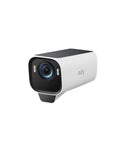 Top Tier Solar Outdoor Security Camera With 4K MaxColor Night Vision, showing lens and sleek white design, ideal add-on for S3 Pro System.