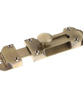 Top Shelf Zinc Alloy Sliding Bolt Door Latch, Smooth Auto Return Barrel Lock For Patio Barn Doors, heavy duty bronze design
