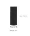 10 Pack Kraft Paper Mailing Tubes With Lid 20ml Round Kraft Paperboard Cylinders For Tea Storage Space Saving Design