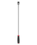 Half Inch Drive 24 Inch Quick Release Extra Long Ratchet With Comfort Grip 90 Tooth Gear For Ultra Low Swing And Easy Access In Tight Spots