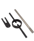 Pro Grade Front Fork Maintenance Kit With Spring Compressor And Radial Pin Spanner For 39mm To 43mm Fork Tubes, cartridge rod tool