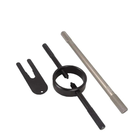 Pro Grade Front Fork Maintenance Kit With Spring Compressor And Radial Pin Spanner For 39mm To 43mm Fork Tubes, cartridge rod tool