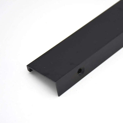 Close-up of a single G type clasp handle from the 10 Piece Aluminum Alloy Cabinet Pulls Set for kitchen cabinets.