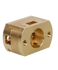 18mm Brass Z Axis Coupler Oldham Coupling for T8 Lead Screws Smoother Prints and Less Wobble on Ender 3 Pro V2 CR 10 S4 S5 CR 10S Pro Z Axis 8mm Lead Screw Hotbed Upgrade, brass Oldham coupling