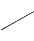 Close-up of a single 13G steel spoke from the 40 Pcs Bicycle Steel Spokes 13G 200mm Length With Nipples Wheel Spoke Kit For Most Bikes.