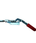 Heavy Duty Push Pull Quick Toggle Clamp Delivering Robust Grip For Welding And Woodworking Sites With Workshop Bench Fixtures And Fast Release Mechanism Built Tough For Daily Shop Grind, side view.
