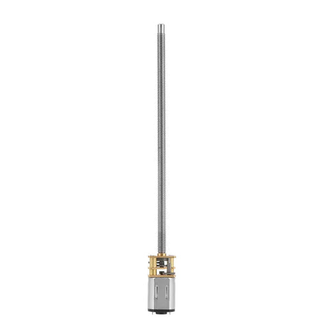Built Tight And Runs Smooth N20 Linear Actuator Plus DC Reduction Gear Motor 6V Or 12V Compatible with 100mm M4 threaded shaft.