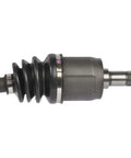 Heavy Duty Front Passenger Side CV Axle Shaft With Precision Engineered CV Joint Assembly Compatible With Honda Fit 2009 2010 2011 Models, featuring durable steel construction and sealed joints.