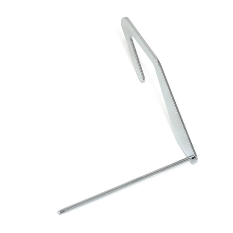 Side view of Honbay quilting guide bar for Brother/Singer/Janome sewing machines; silver metal with long rod and angled bracket.