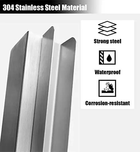 Solid 304 Stainless Steel Railing Post Kit For Decks And Staircases No Sweat Install showing strong and corrosion-resistant material.