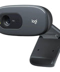 Straight Up Crisp 720p Hd Webcam With A Nifty 3Mp Lens For Seamless Video Calls And Chill Live Streaming mounted on a desk.