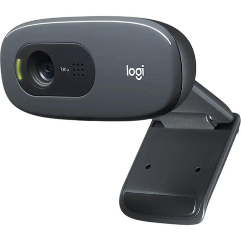Straight Up Crisp 720p Hd Webcam With A Nifty 3Mp Lens For Seamless Video Calls And Chill Live Streaming mounted on a desk.