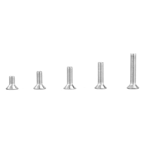 Must Have M3 Flat Head Socket Cap Screws Set In 6mm, 8mm, 10mm, 12mm, And 16mm, Countersunk Bolts With Allen Drive, Bright Finish