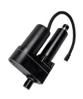 Heavy Duty Linear Actuator For Holland 848 853 855 Round Baler Hydraulics, black unit with cable for farm equipment upgrades.