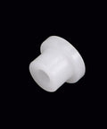 Nylon Flanged Sleeve Bearings And Bushings For Shafts, white nylon bushing, 2-inch size, self-lubricating for quick mechanic fixes.