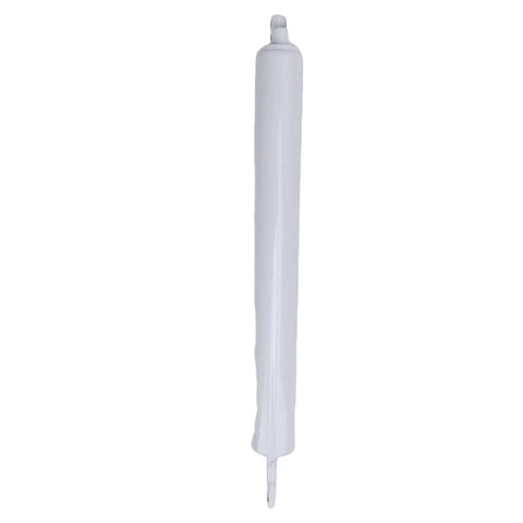 Metal Pneumatic Door Closer With Adjustable Cushion Speed And Quiet Close, 13 Inch Steel Construction, Vertical View