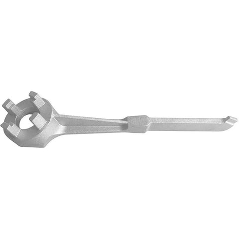 Aluminum Drum Wrench For Opening Bung Caps Two Inch And Three Quarter Inch Fits 10 15 20 30 50 55 Gallon Drums Non Sparking