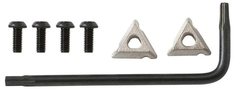 Beefy Two Tungsten Carbide Cutter Inserts Replacement Kit For MP Basic MP Pro Scout And MP Legend Multipliers Includes Hex Wrench And Four Replacement Screws Black