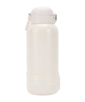 Top Shelf Portable Milk Warmer With Hella Quick 50W Heating Cordless Rechargeable Baby Bottle Heater, white bottle design.