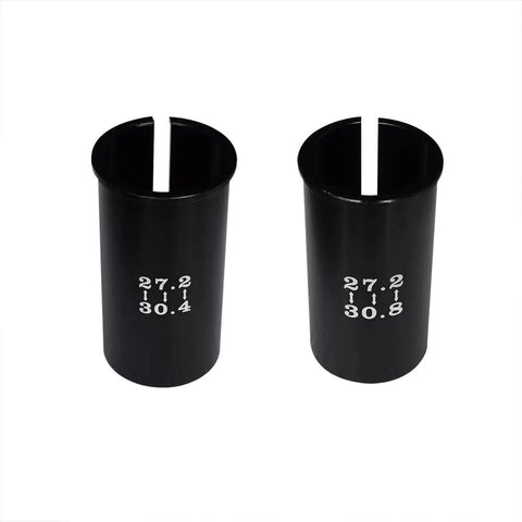 Set of Seven Seat Post Adapters for Bikes, Converts 27.2mm to 28.6/30/30.4/30.8/30.9/31.6/33.9mm, 60mm Aluminum Alloy Sleeve