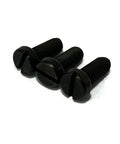 Top Shelf Black 304 Stainless Steel Slotted Cheese Head Machine Screws M Fine Through M4 Metric Coarse Thread Assorted Hardware Fastener Kit close-up of assorted screws.