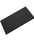Ultra Tough UHMW Sheet For DIY Projects, Heavy Duty HDPE Plastic Sheet, Black, 8x6x0.2 inches, front view, excellent wear resistance