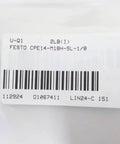 Label of Compatible 1/8 Inch Pneumatic Solenoid Valve 24V DC 8 Bar Fit For CPE14 M1BH 5L packaging.