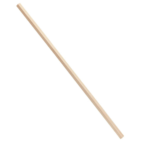 Square Wood Dowels Quarter Inch by 12 Inch 25 Pack Unfinished Craft Sticks smooth cut wood dowel, ideal for DIY projects.