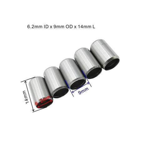5Pcs Motorbike Locating Dowel Pins 6.2x9x14mm For Engine Cylinder Head Alignment Kit, heavy duty steel, precise fit