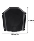 Legit Heavy Duty Electric Longboard Battery Enclosure Built Rock Solid For Daily Shredding Sessions With Separate Controller Housing And Quick Twist Lock Installation Kit, octagonal black plastic case, 20.4x20.4cm.