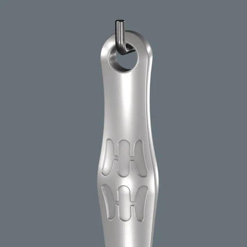 Top view of Joker XXL Self Setting Adjustable Wrench Auto Grip for Hex Fasteners, showing silver metallic finish and loop design.