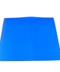 Transparent Candy Color Flower Wrapping Paper Pack 20 Sheets For Bouquets And Gift Wrap, blue sheet displayed flat