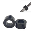 Heavy Duty Metal Lock Collar For 3-16mm Lead Screws And 3D Printer Z Axis Rods, Lead Screw Ring With Set Screw Locking For Linear Shafts On CNC Machines And Motion Systems, Rock Solid Wear Resistant Clamp For Secure Axial Positioning, black set screw collar