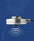 Side view of Stainless Steel Magnetic Ultrasonic Liquid Level Sensor Controller With Integrated Transmitter, 0-10V Output, IP65 waterproof.