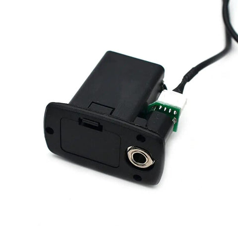 3 Band Guitar Piezo Pickup Preamp System Kit For Acoustic And Classical Guitars With 6.35mm Output Built In Equalizer Easy Install