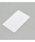 230 Pcs Blank Inkjet Printable Cards on gray background, solid PVC material, standard business card size, versatile use.