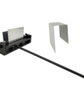 13 Inch Steel Bending Brake Sheet Metal Bender Tool For DIY Home Workshop with metal strips, dual vise or workbench use