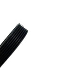 Close-up of 7 Rib V Belt 18 Inch By 0.9 Inch Rubber Motor Belt For Diy Power Transmission showing 7 ribs